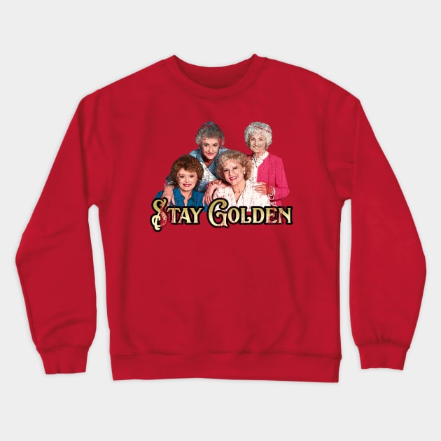 The Golden Girls, distressed Crewneck Sweatshirt by hauntedjack